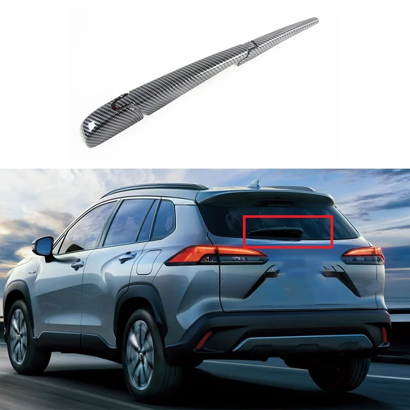 

For Toyota Corolla Cross (XG10) 2020 2021 Chrome Rear Window Wiper Cover Car Styling Accessories