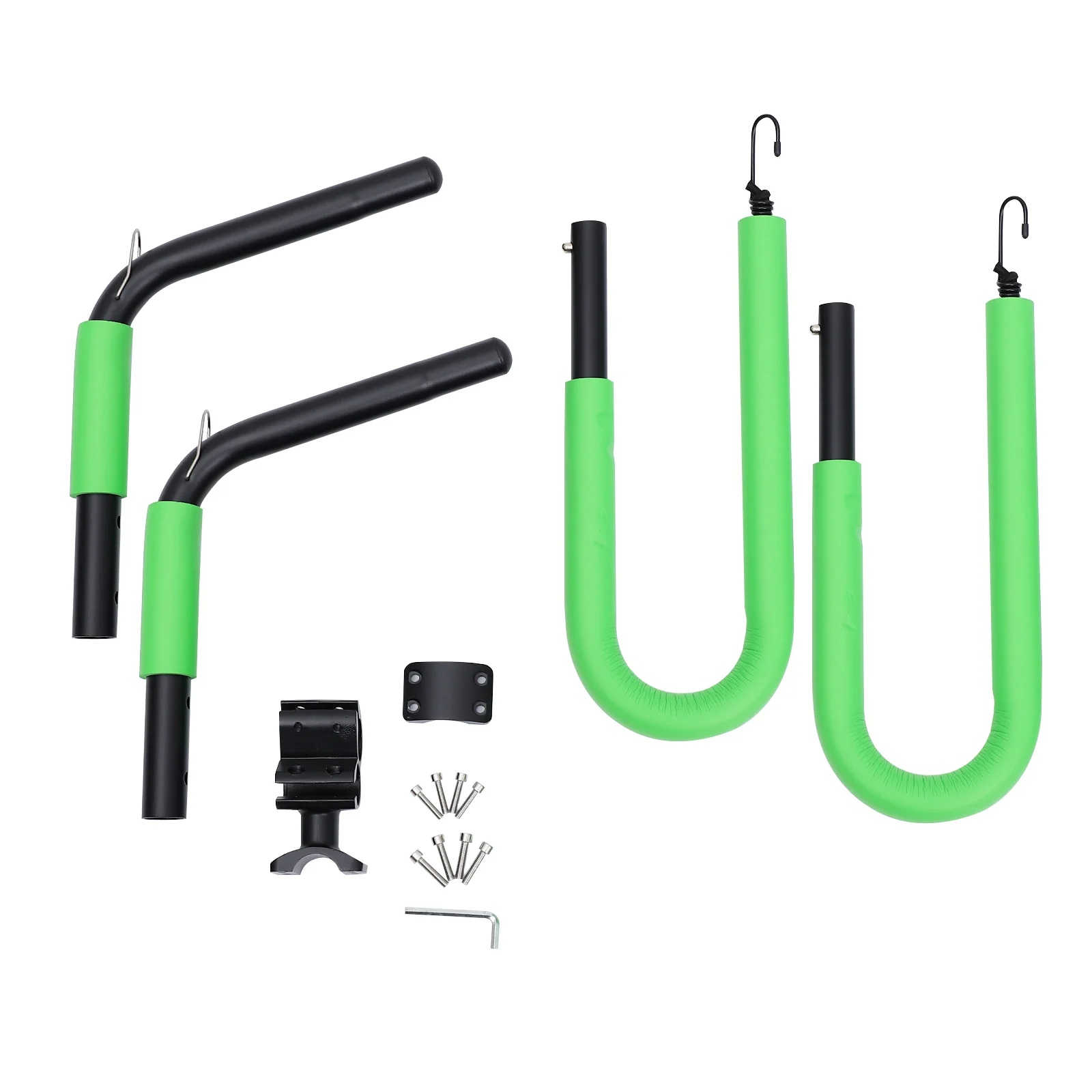 

1 комплект, кронштейн для переноски доски для серфинга на мотоцикле (зеленый и черный)