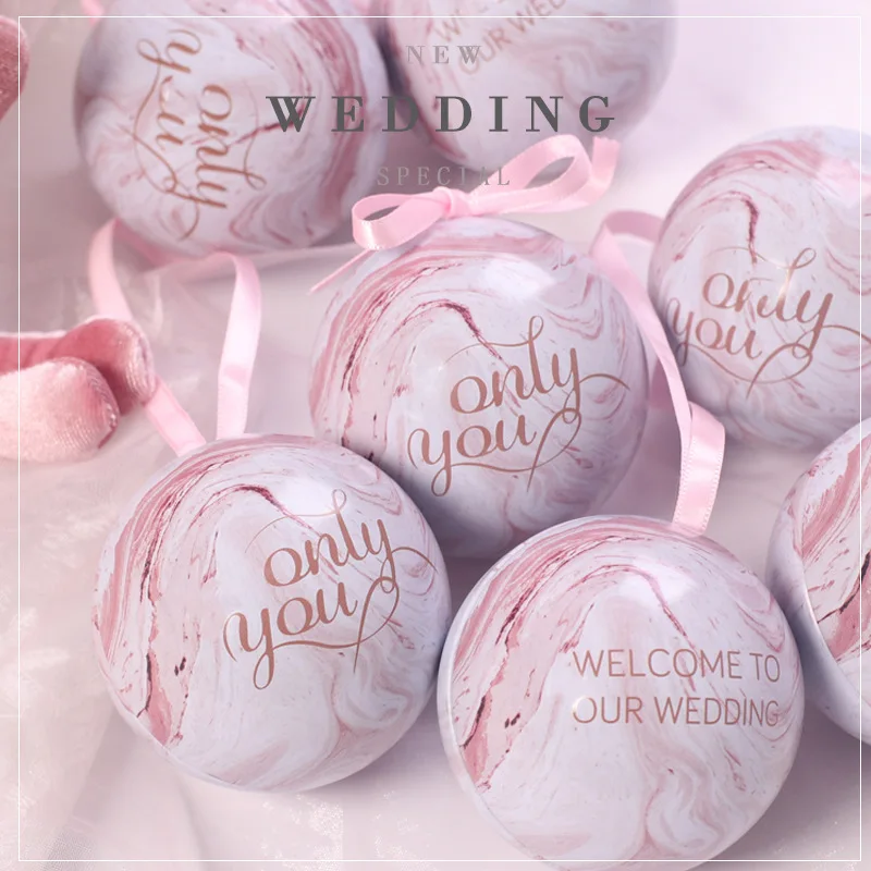 

new personality fashion wedding sweet box tin 10pcs small flower gift box wedding party favors candy box packaging for gifts