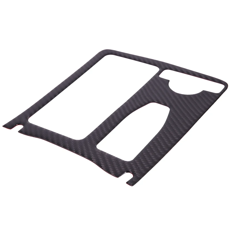 

For Mercedes Benz C Class W204 E Class W212 Carbon Fiber Console Panel Cover Trim