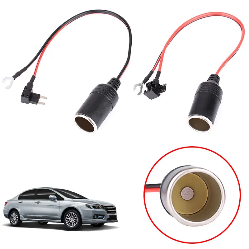 

Universal Cars DC 12V Adapter Plug Socket Power Connection Safety Motorcycles Outdoors Positioning Cigarette Lighter Seat