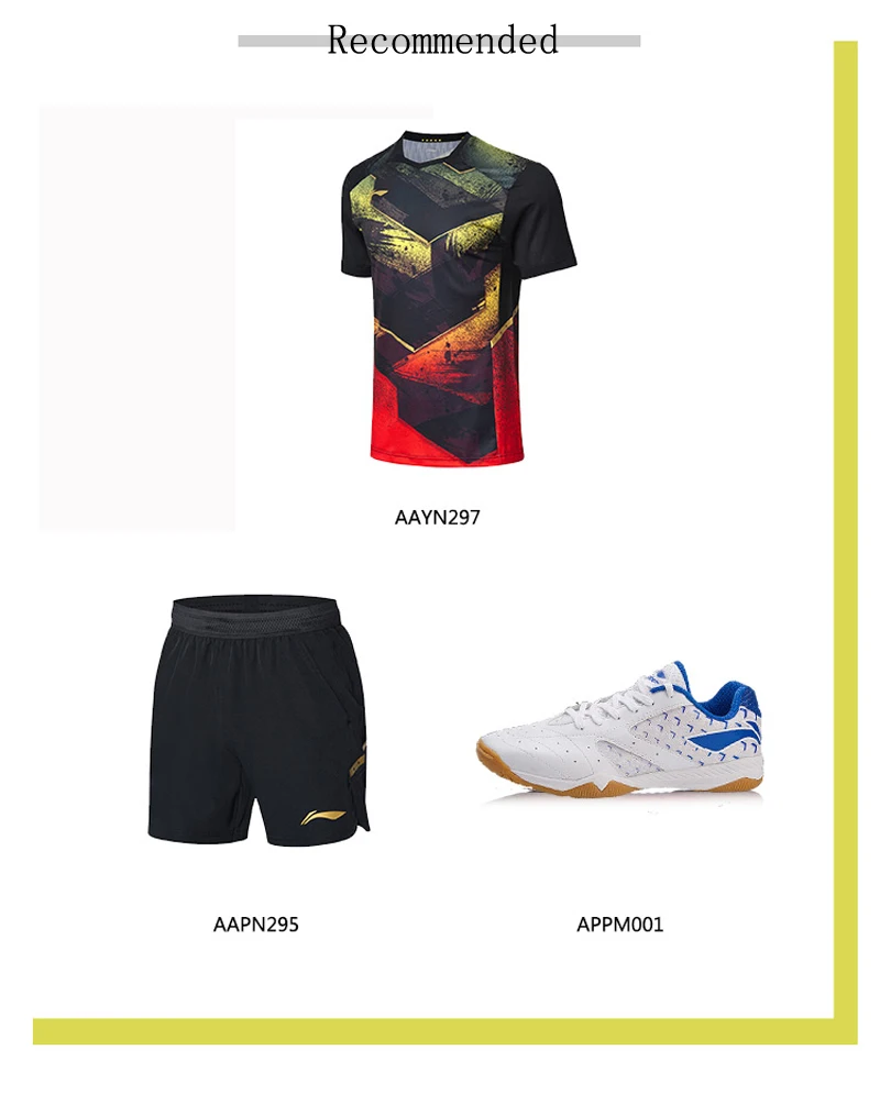 Li-Ning, Мужская футболка для настольного тенниса, для сухой команды, спонсора, дышащая подкладка, для соревнований, спортивные футболки, топы, AAYN297 MTS2903