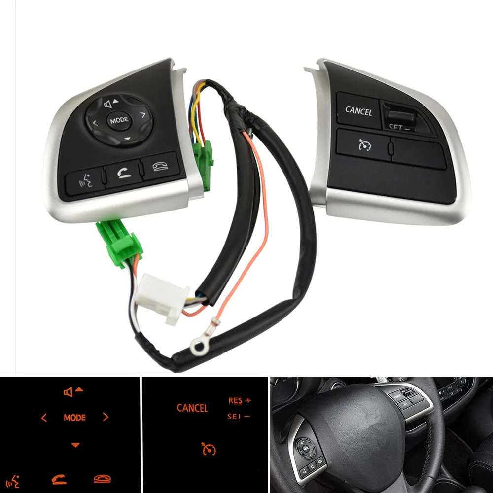 

Audio Android Player Switches Cruise Control Switch Steering Wheel Button For Mitsubishi L200 Xpander Outlander ASX Mirage G4