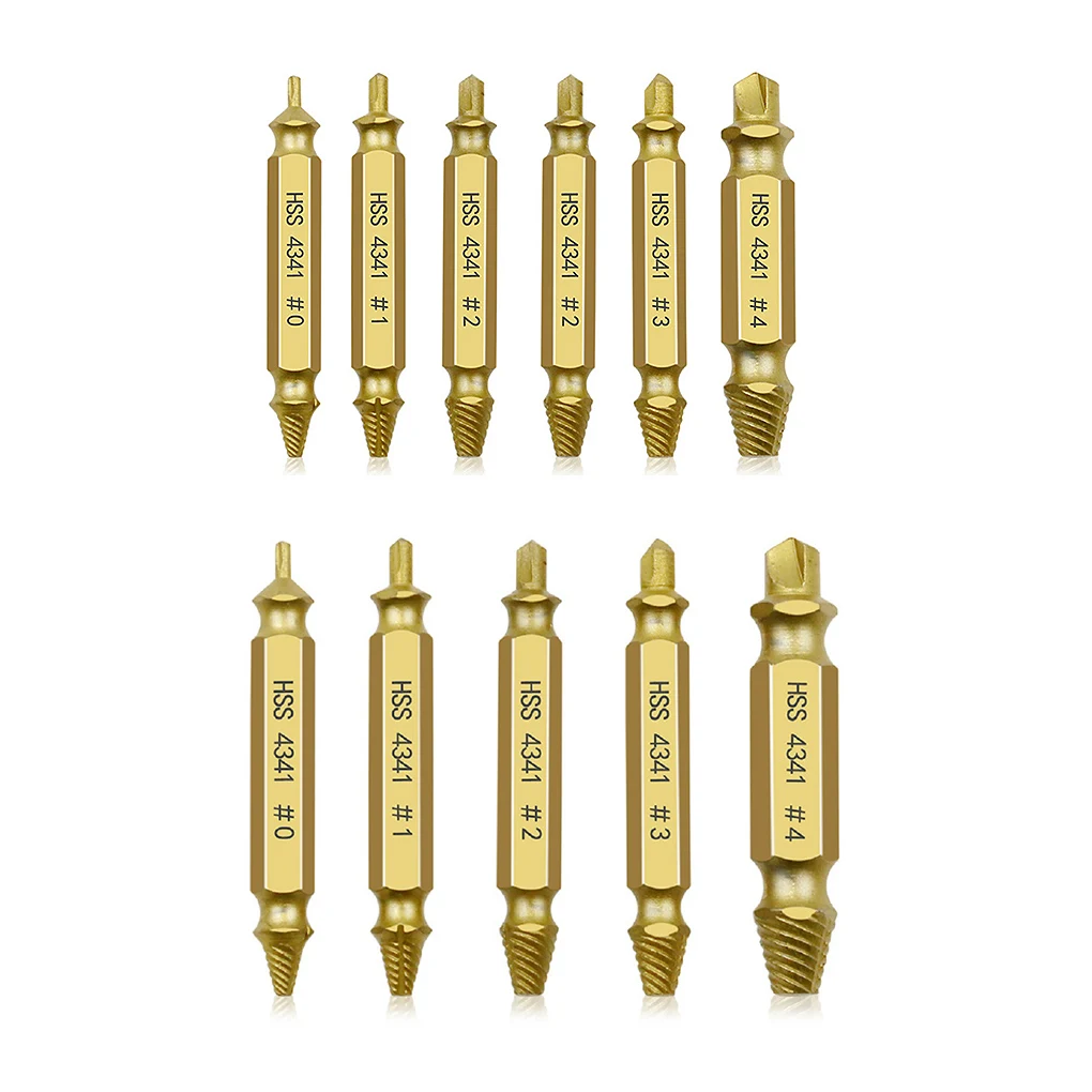

Damaged Screw Extractors Drill Bits Broken Bolt Removers Kit 51mm