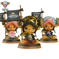 anime one piece chopper cartoon doll model car cake ornaments pvc action figure model toys gifts