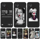 Чехол для ZTE Blade 20 Smart Coque ZTE Blade A7S 2020 V2020 Vita Axon 11 SE, мягкий силиконовый черный чехол с рисунком монлы Лизы