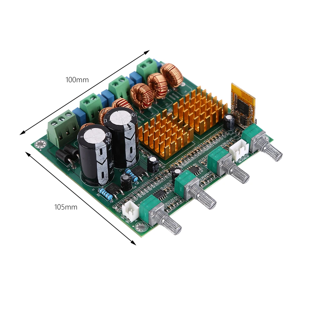 

2021 NEW 2x50W+100W TDA2822M Digital Power Amplifier Board Class D 2.1-Channel Stereo Mega Bass Audio Power Amp Module