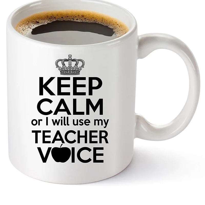 Кофейная кружка для учителя 11 унций веселый день рождения Рождество