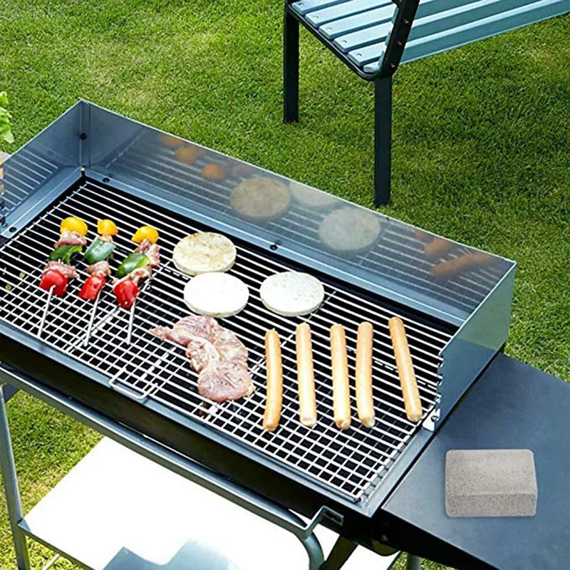 3 шт. антискользящие кирпичи для чистки барбекю и гриля|Щетки очистки| |