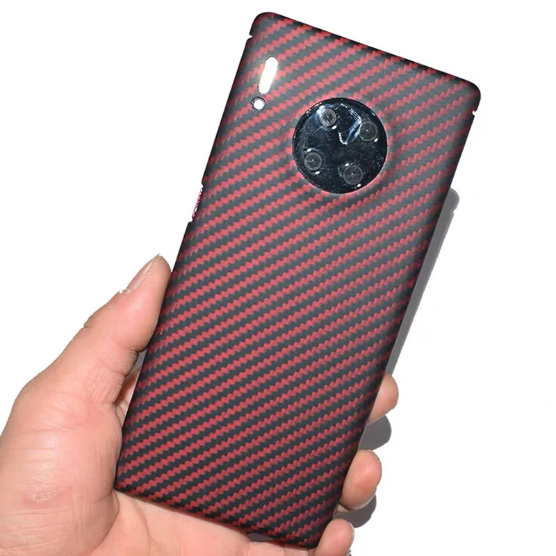 

Цветной Ультратонкий чехол из чистого углеродного волокна для Huawei Mate 20 pro X RS Mate 30 40 pro, жесткий чехол для телефона в деловом стиле