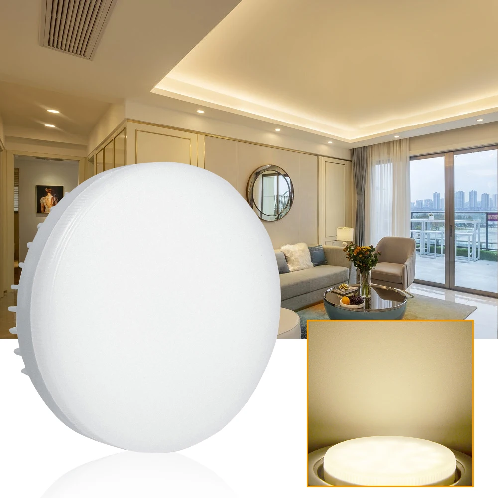 

AC85-265V 7W LEDs Light Bulbs Spot-light 700lm 48pcs 2835LEDs Puck Light Under Cabinet Light Replacement of Traditional Halogen