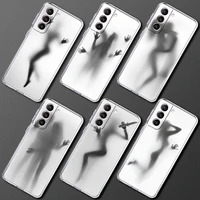 movil phone case for samsung galaxy s20 fe s21 ultra s10 plus note 10 lite 9 shell transparent soft cover sexy woman funny girl