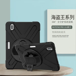 kids safe shockproof heavy duty case for huawei matepad pro 10 8 2019 mrx w09 al09 w19 tablet shoulder strap protective case free global shipping