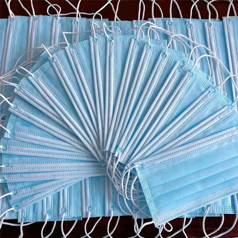 

300pcs In stock 3 Layer Safety clean Disposable Mouth Mask Non Woven Meltblown Cloth Face Masks Earloops Mascarillas Masque