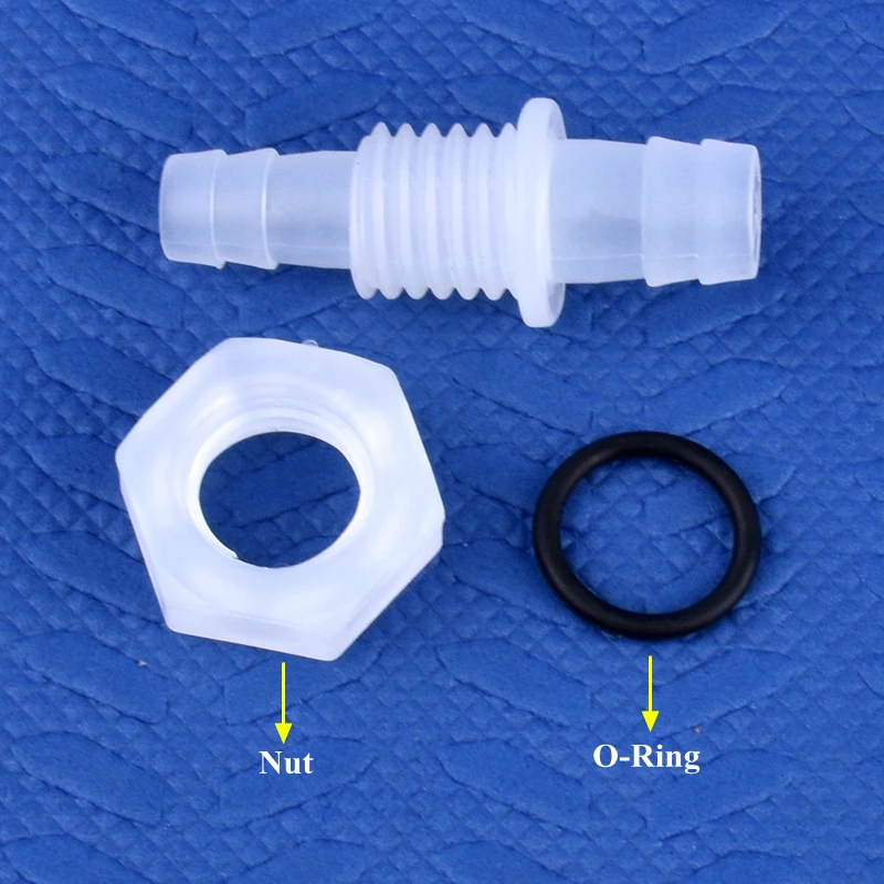 5 ~ 200 шт. от M12 M16 до 8 12 мм ПП пагода прямые соединители шестигранная гайка
