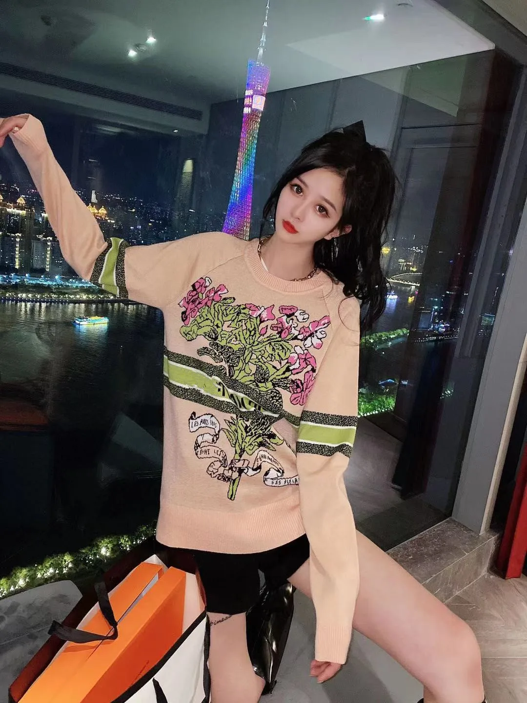 

Sweaters women's WZ0184 Fashion 2021 Runway Luxury famous Brand European Design party style women's Clothing