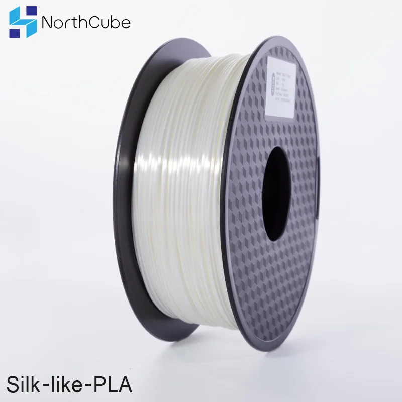 NorthCube 3D печать шелковая PLA нить для 3d принтера 1 75 мм кг как серия шелково белая