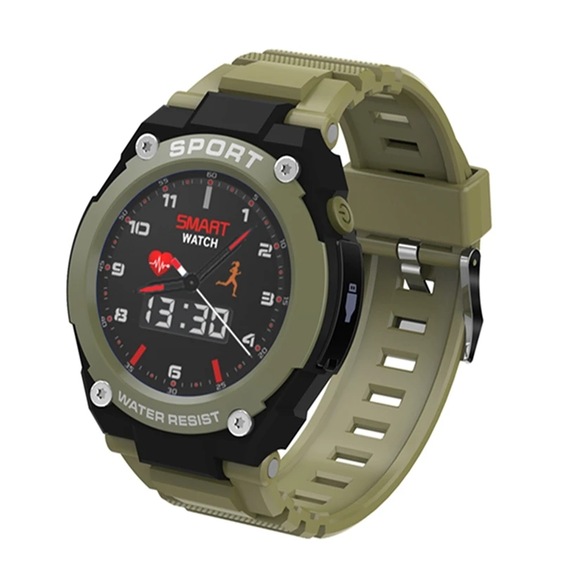 Green Умные часы UTELITE с Bluetooth и функцией вызова, запись звука, gps, ремешок, TF карта, воспроизведение музыки, Компасы, спортивный браслет для huawei, Xiaomi, iPhone - Цвет: Green