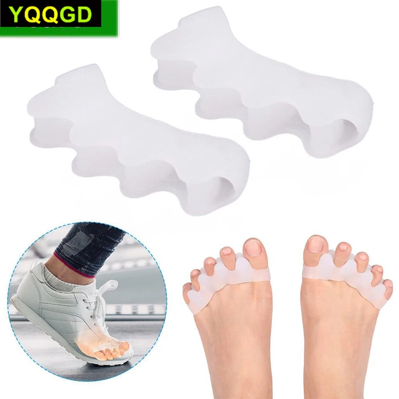 1 пара гелевых резиновых носоупоров для пальцев ног которые используются