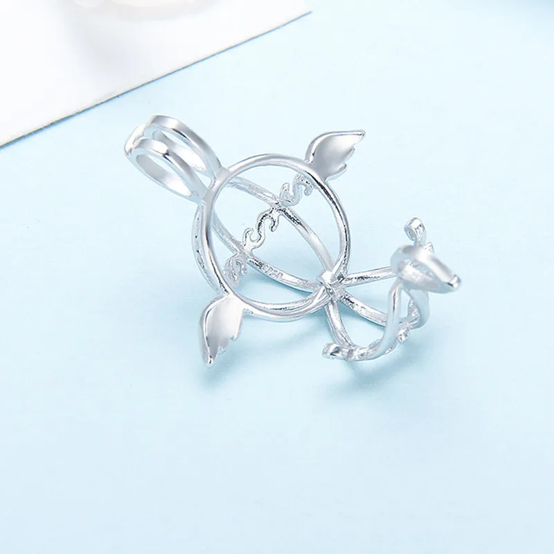 Женские Подвески в форме крыльев Ангела CLUCI из стерлингового серебра 925 пробы