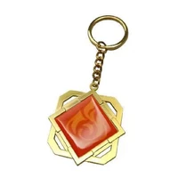 new genshin impact liyue key chain eye of god 7 element weapons bag pendant keychain valentines day gift give boyfriend