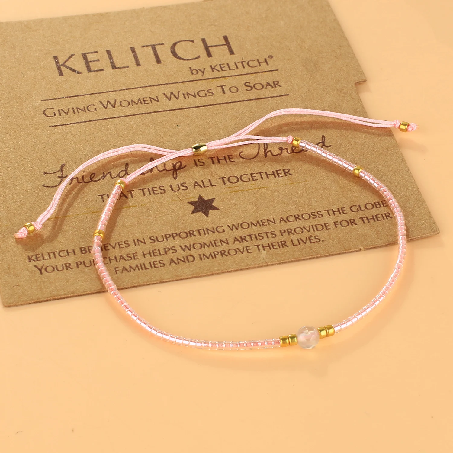 

KELITCH New Miyuki Beaded Friendship Bracelets Bohemian Crystal Shell Bangles Jewelry For Women Nail Gothic Style