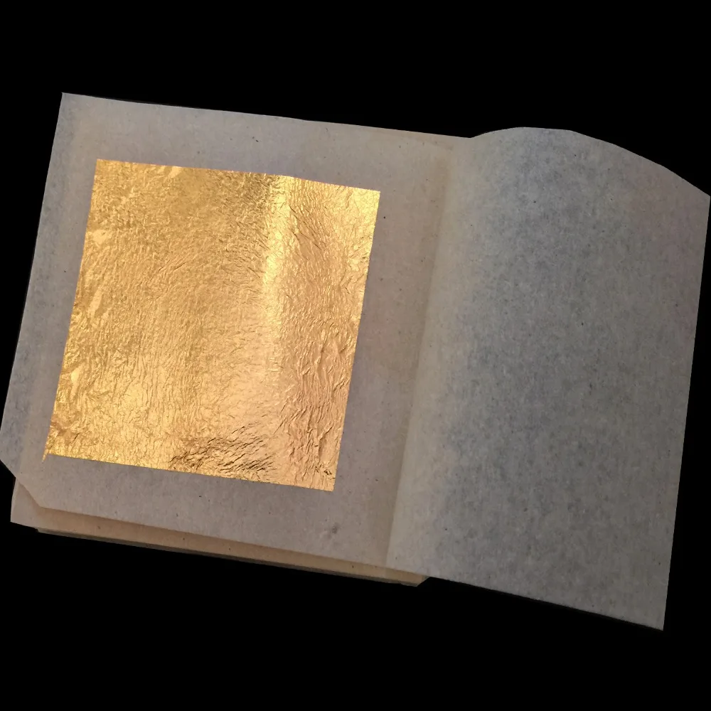 24K золотой лист Съедобные золотые листы фольги для украшения торта маска лица