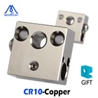 3D принтер Ender 3 CR8 CR10, покрытый медным нагревательным блоком для Micro Swiss Hotend MK8, сопло с высокой термостойкостью