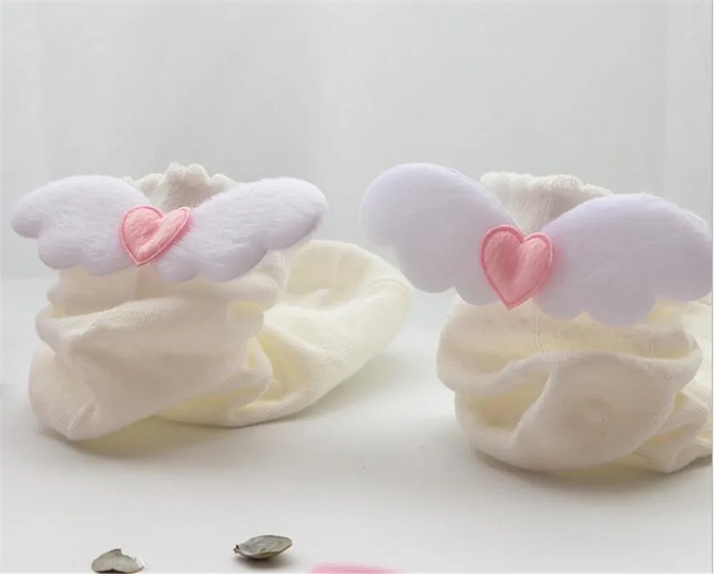 Милые женские носки в Корейском стиле Харадзюку с крыльями ангела Лолиты милые