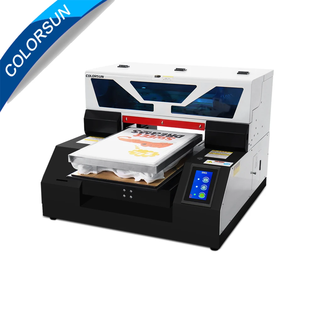 Colorsun автоматический A3 DTG принтер для печати на черных майках джинсы текстильный