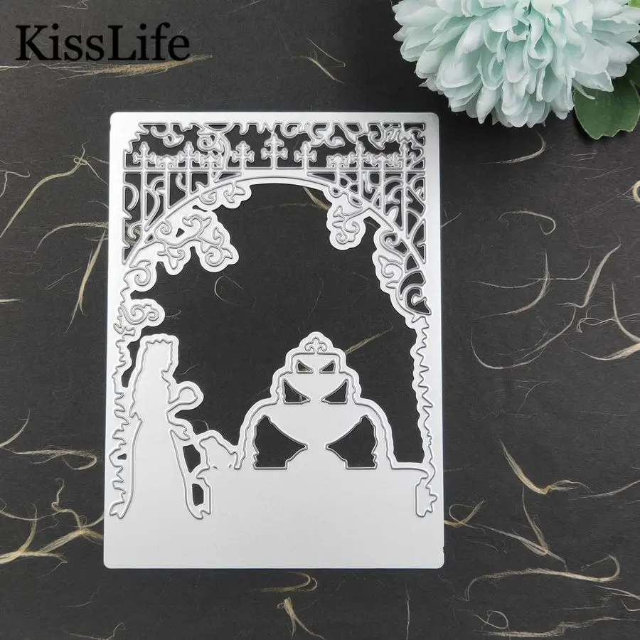 Прямоугольная крышка красивая принцесса день рождения торт тиснение металла