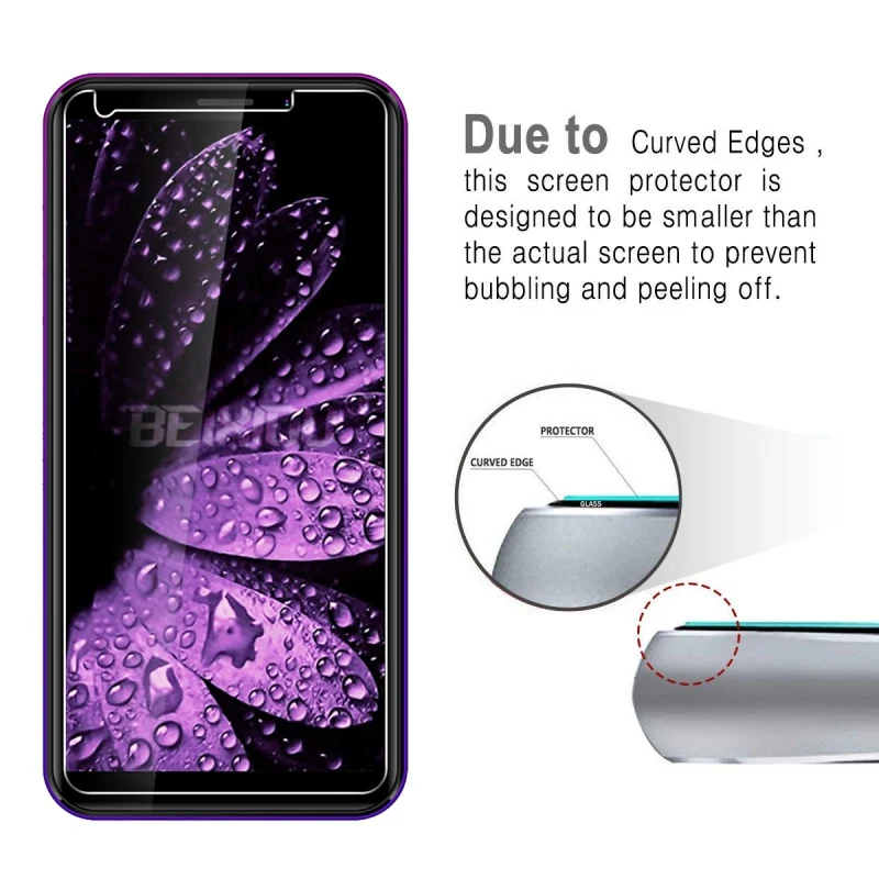 2 шт Полное закаленное стекло для Leagoo Z10 защита экрана 2.5D 9h LEAGOO защитная