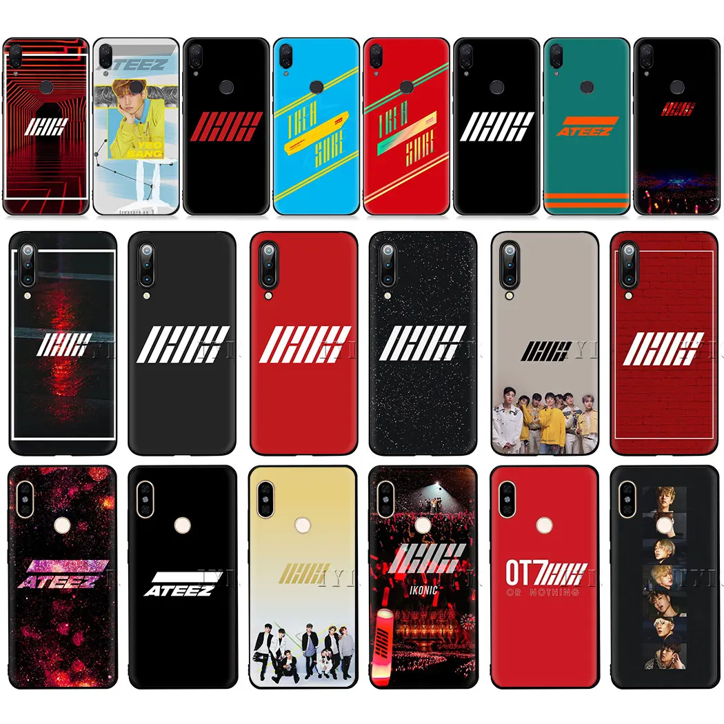 ATEEZ K Pop мягкий чехол для Xiaomi mi Red Note 10 9T 7 8 Pro CC9E x 2S MAX 3 8T|Чехлы-накладки| |