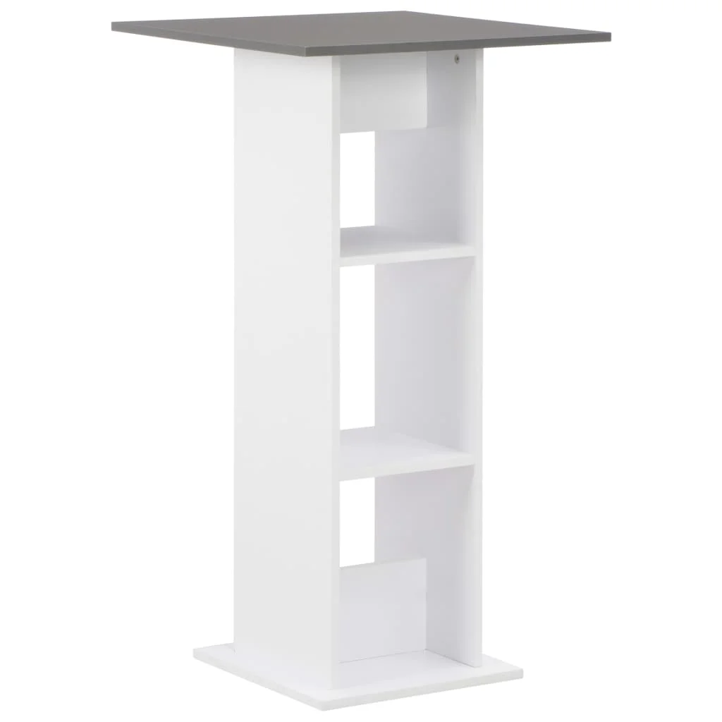 

Bar Table White 23.62"x23.62"x43.31"