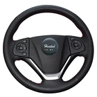 Оплетка на руль с подогревом для Honda CRV CR-V, 2012-2015, нескользящая, из микрофибры