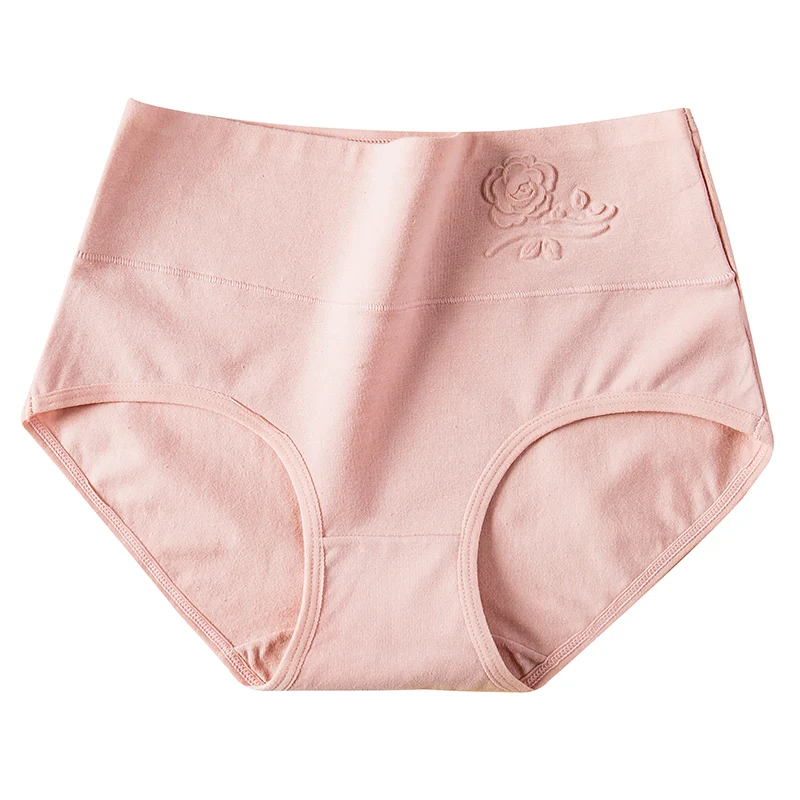 4 шт. женские хлопковые трусы с высокой талией|Женские трусики| |