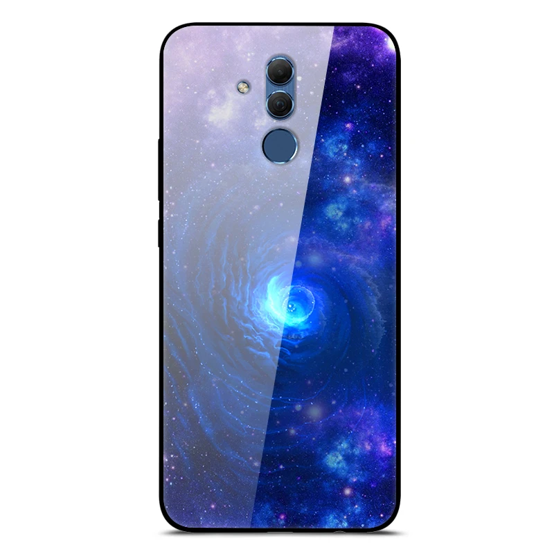 Mate 20 Lite чехол для huawei mate 20 Lite чехол s 6,3 силиконовый бампер из закаленного стекла+ Жесткая задняя крышка из поликарбоната чехол для телефона s Coque - Цвет: 49