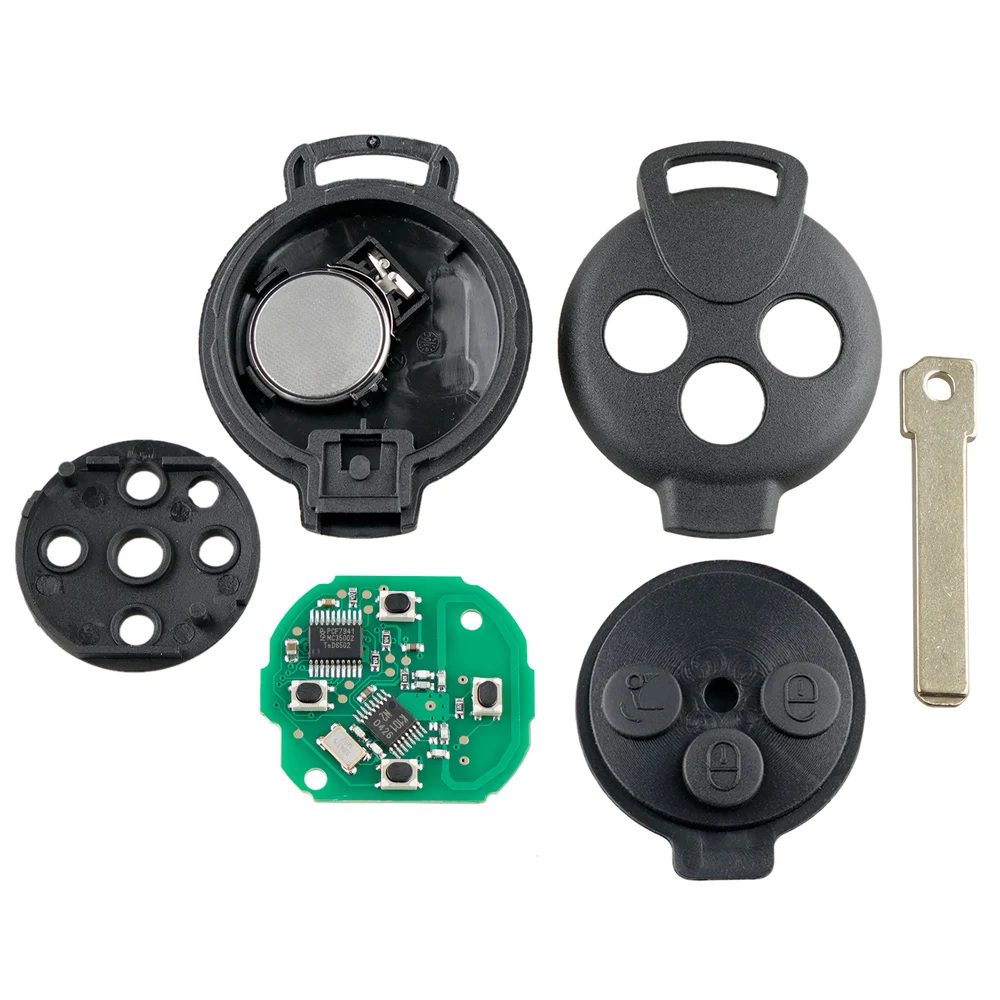 433 МГц 3 кнопки Автомобильный Дистанционный ключ с чипом ID46 подходит для Mercedes Benz