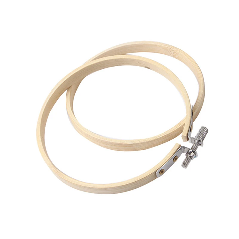 

Bamboo Frame Embroidery Hoop Ring DIY Needlecraft Cross Stitch Machine Round Loop Hand Household Sewing Tools