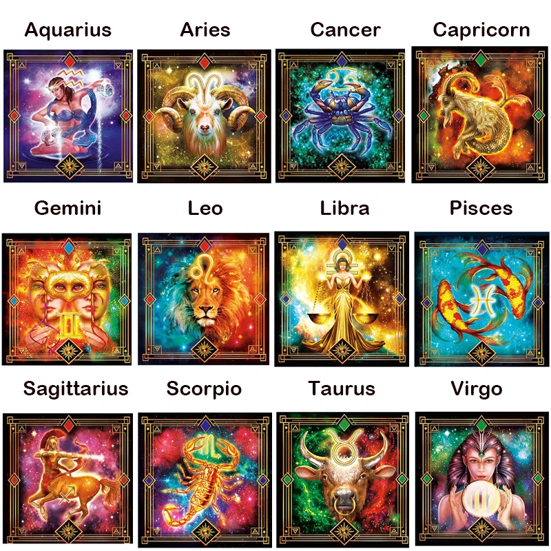 

Картина-пазл 300 шт., бумажная, 12 созвездий, искусственная игрушка для взрослых, детские игры, обучающая игрушка #0409g30