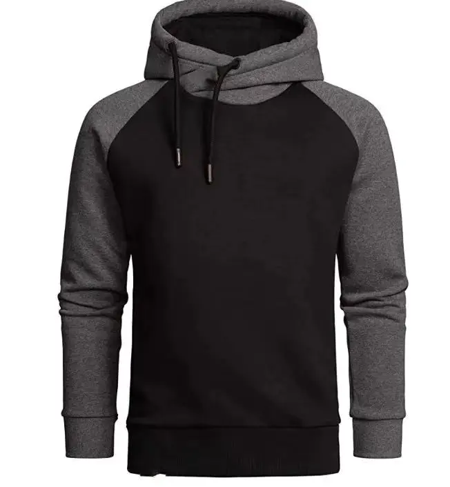 

New men pure color outdoor fitness fleece sets leisure fashion coat