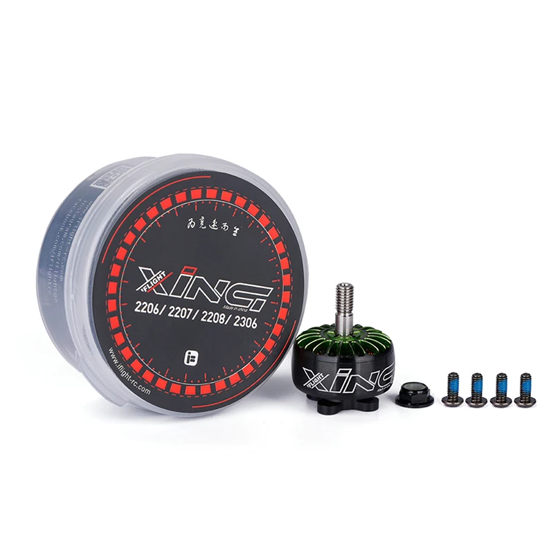 IFlight XING 2208 2450KV/1800KV/1700KV/2150KV FPV Бесщеточный двигатель с титановым сплавом 4 мм вал для