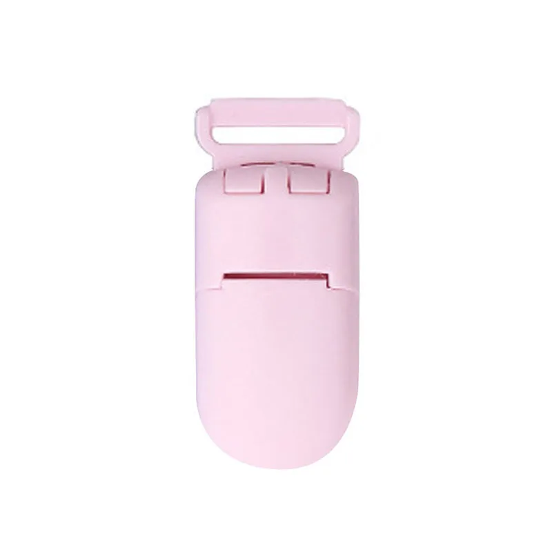 Abrazadera de pl&aacute;stico para chupete de reci&eacute;n nacido, Clip auxiliar de Color s&oacute;lido, port&aacute;til, 10 unids/set por juego-4