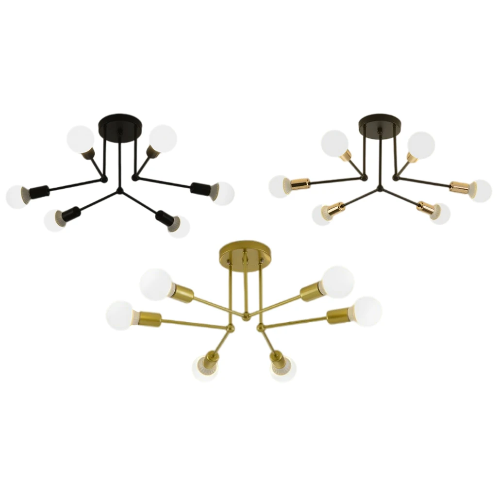 

Nordic Ceiling Light, 6 Light Chandelier, Creative Pendant Ceiling Light Fixture for Hallway, Bar, Living Room, Bedroom Decor