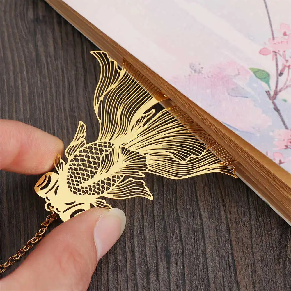 Китайский Стиль золотистыми латунными зубцами и Закладка с кисточкой подвесной