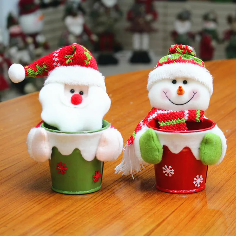 

Рождественские товары, милая банка для конфет с крышкой, рождественское печенье, контейнер для хранения еды оптом с милой мультяшной куклой, подарок для детей