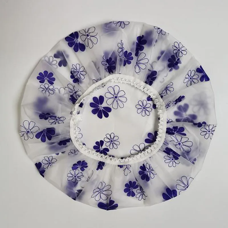 1 шт. Цвет случайный Водонепроницаемый шапочка для душа уплотненные теплые