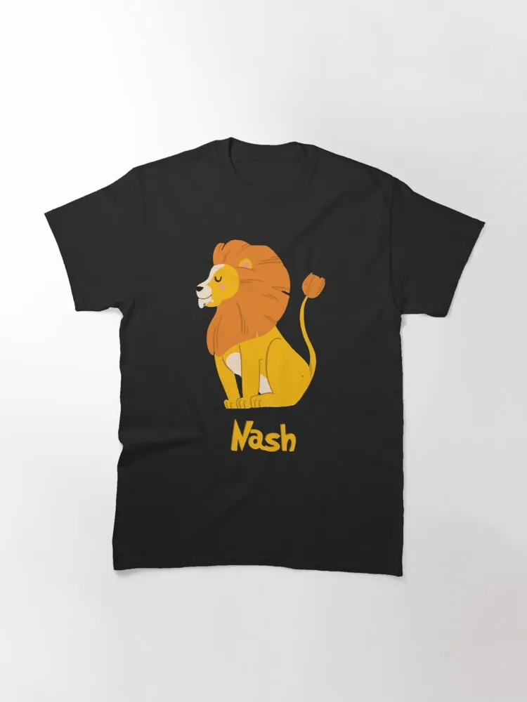 

Nash Lion Baby Boy Wild Animal Name Classic T-Shirt