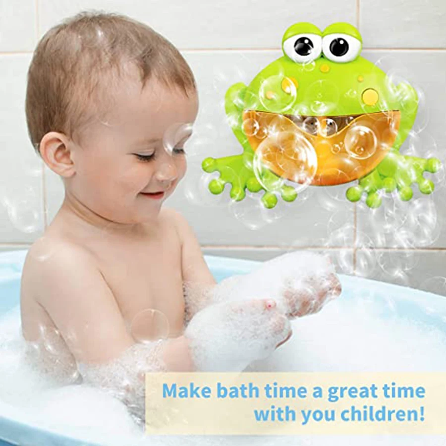 

Outdoor Bubble Machine Crabs Frog Music Kids Bath Toys Bathtub Soap Automatic Bubble Maker Baby Bathroom Toy for kids Children