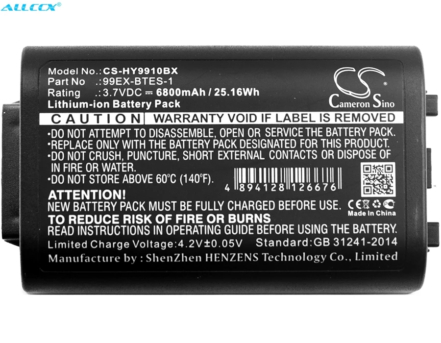 Аккумулятор Cameron Sino 6800 мАч 99EX BTES 1 для Dolphin/Honeywell 99EXhc 99GX |Цифровые аккумуляторы| |